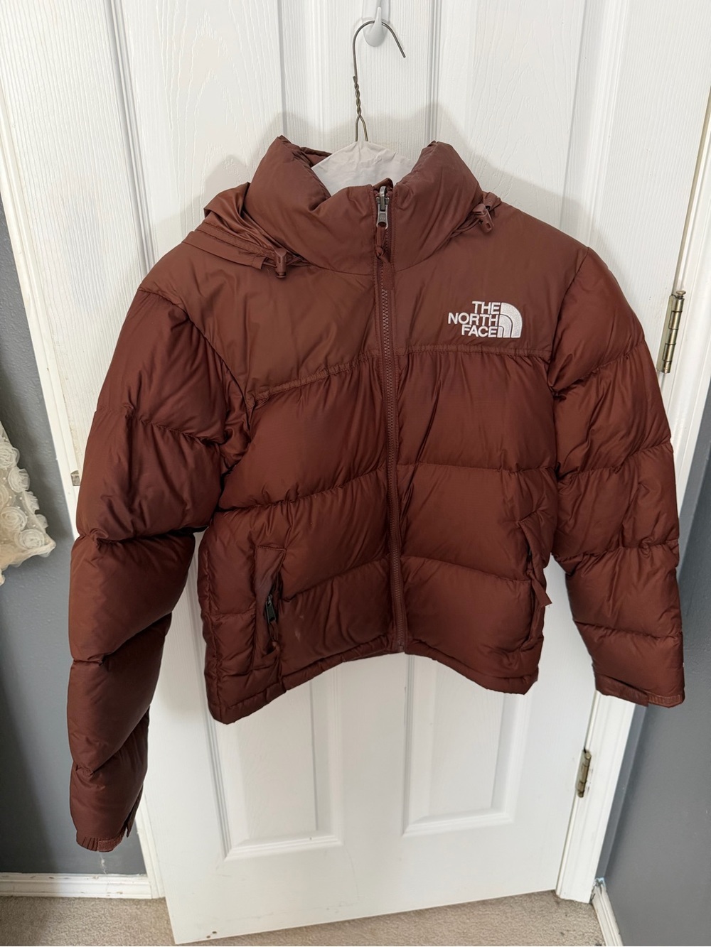 The North Face Girls' Rust Brown Puffy Insulated Jacket